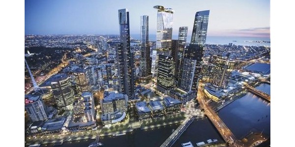 墨爾本比尤拉螺旋槳之城，新型垂直城市 / 藍天組