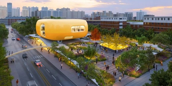 新地標(biāo)！北京“黃氣球”：西城區(qū)城市展覽館